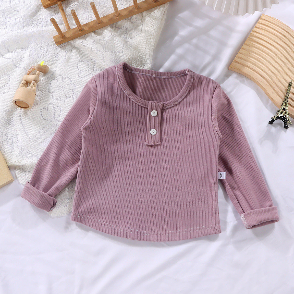 Baby Long Sleeve All-match Top One-piece