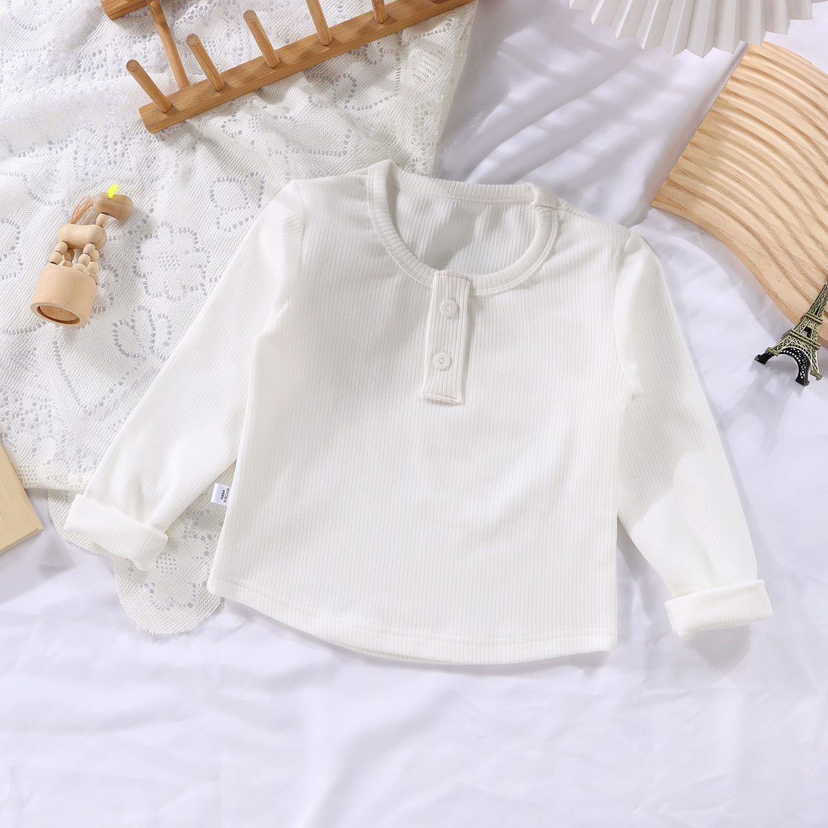 Baby Long Sleeve All-match Top One-piece