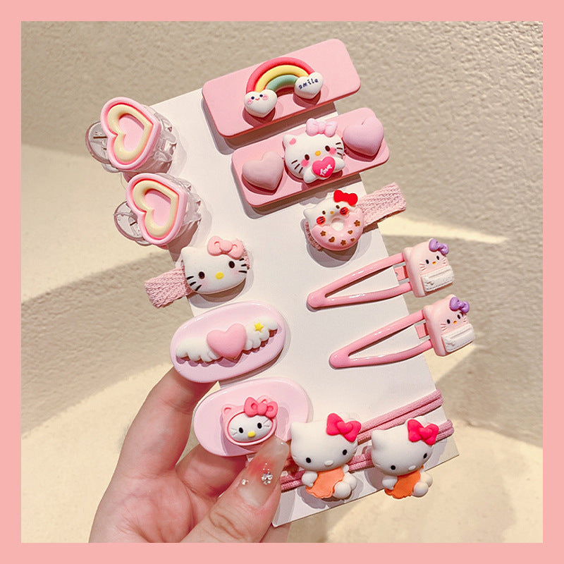 Hairpin Cute Baby Broken Hair BB Clip Strawberry Bear Hairpin Little