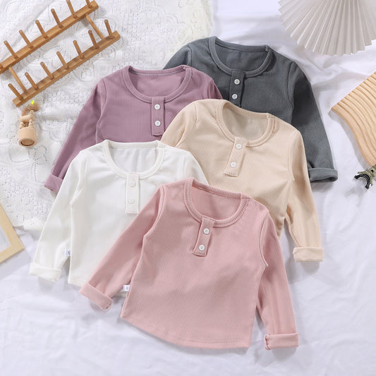 Baby Long Sleeve All-match Top One-piece