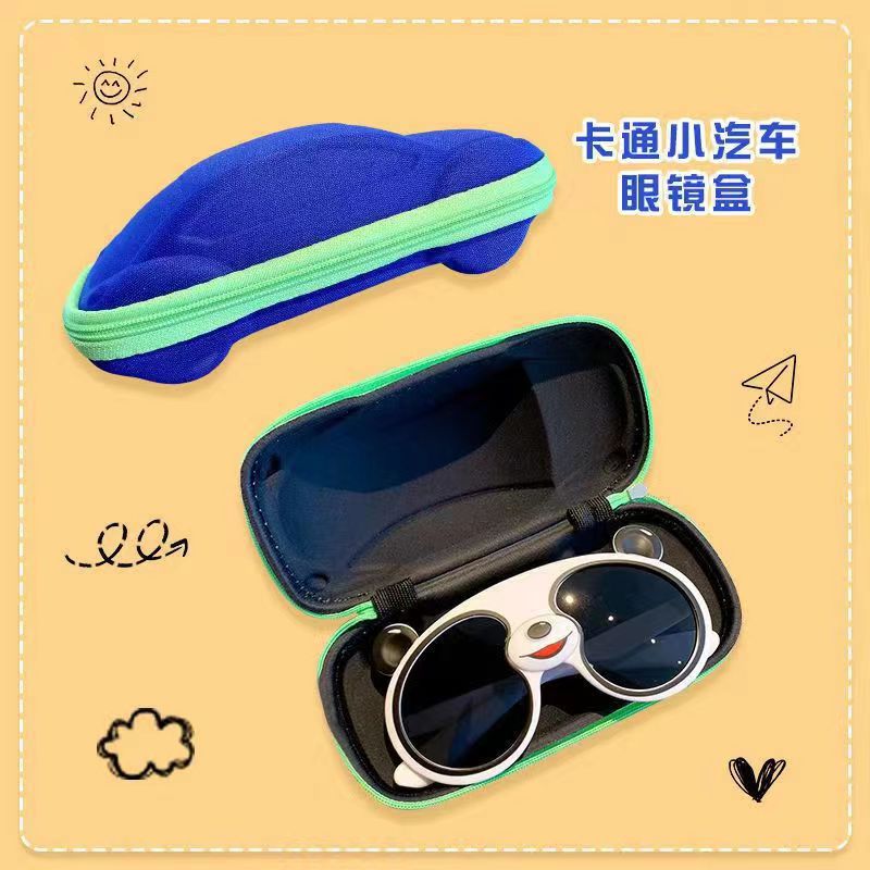 New Silicone Children's Panda Sunglasses Outdoor Sports UV-proof Cute Baby Tiger Polarized Sunglasses