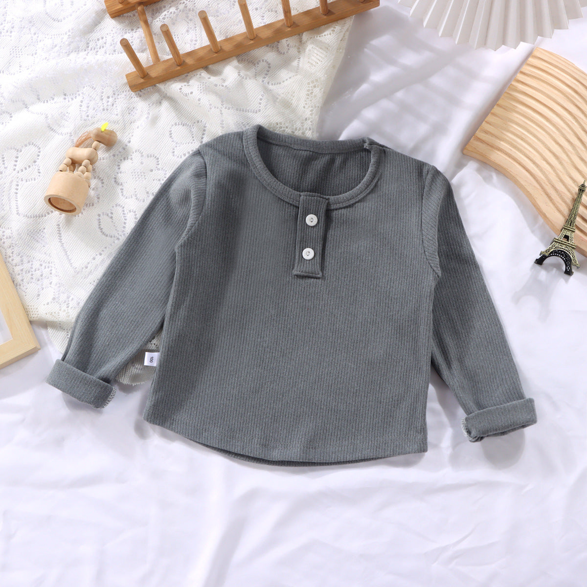 Baby Long Sleeve All-match Top One-piece