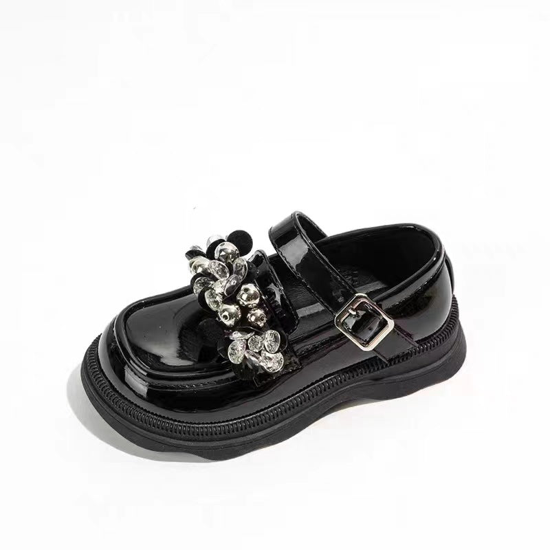 British Style Small Leather Shoes Girls