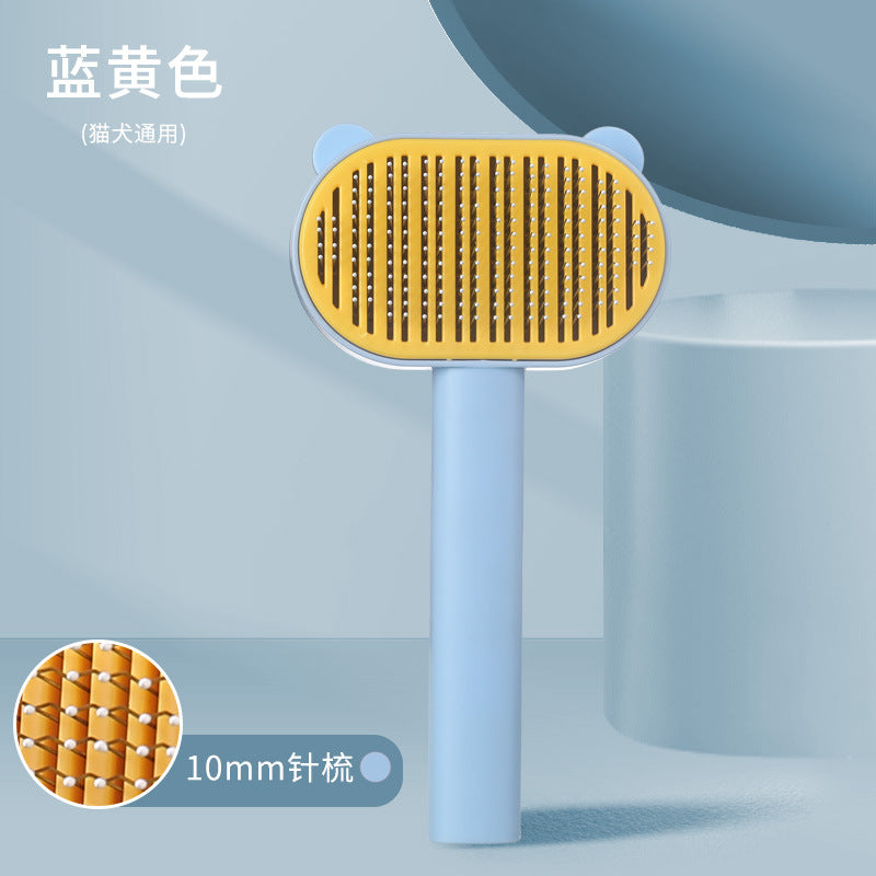 Pet Comb Long Hair Removal Comb Pet Hair Removal Comb Cats And Dog comb Floating Hair Beauty Self-cleaning Needle Comb Cat Supplies