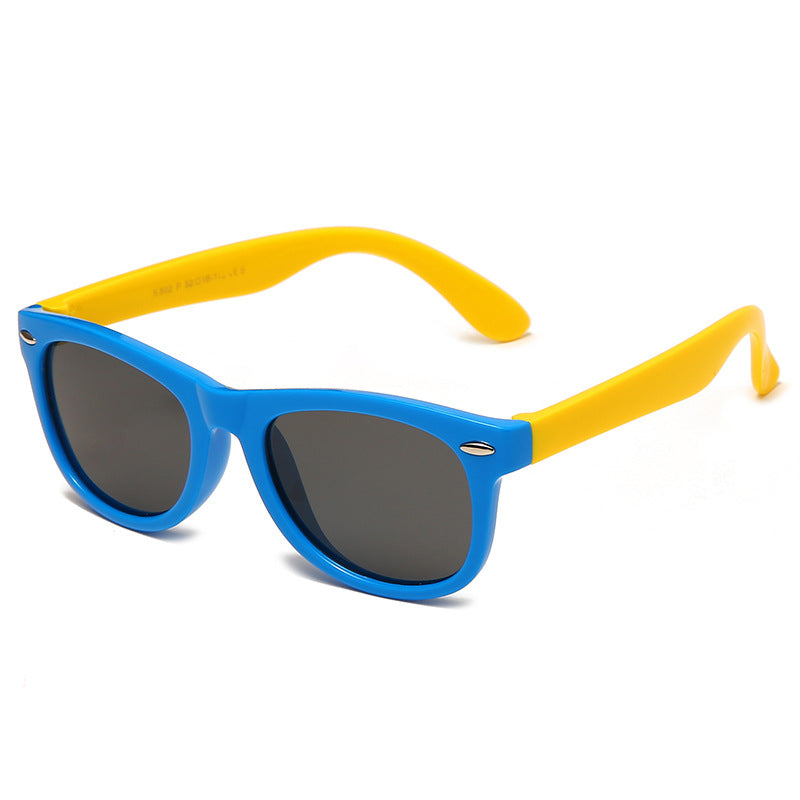 Silicone UV Sunglasses Polarized Children Sunglasses Baby Glasses