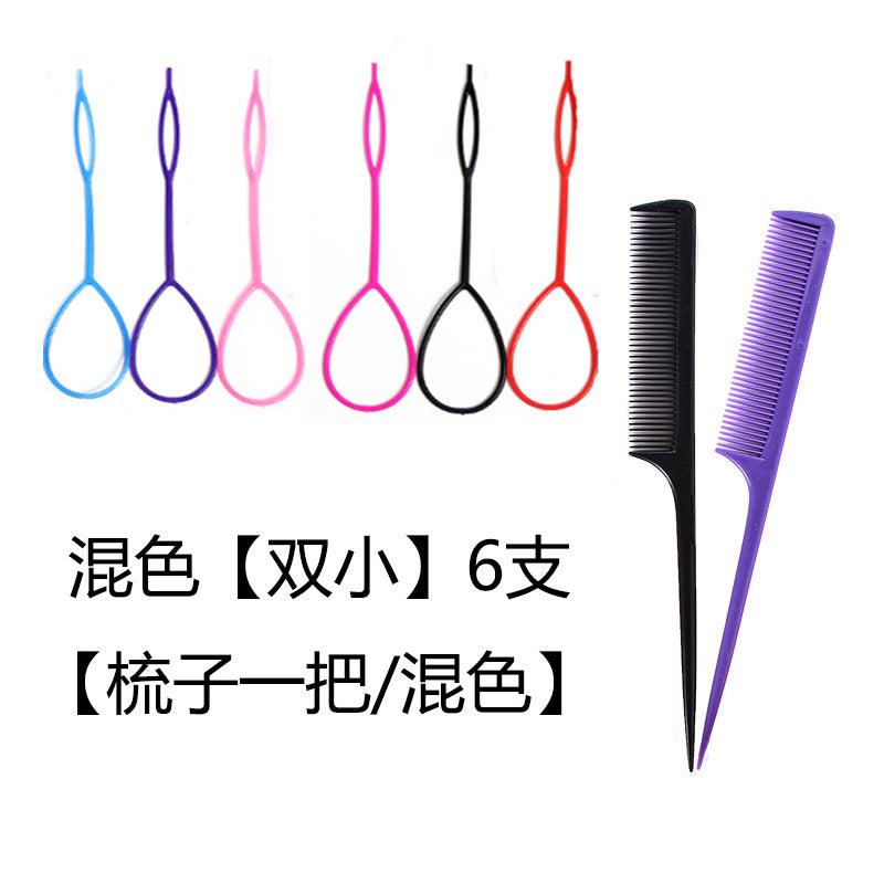 Children's Baby Hair Accessories Hair Braiding Tool Ball Head Hair Pulling Pin Hair Accessories Hair Braiding Device Hair Pin Hair Stick