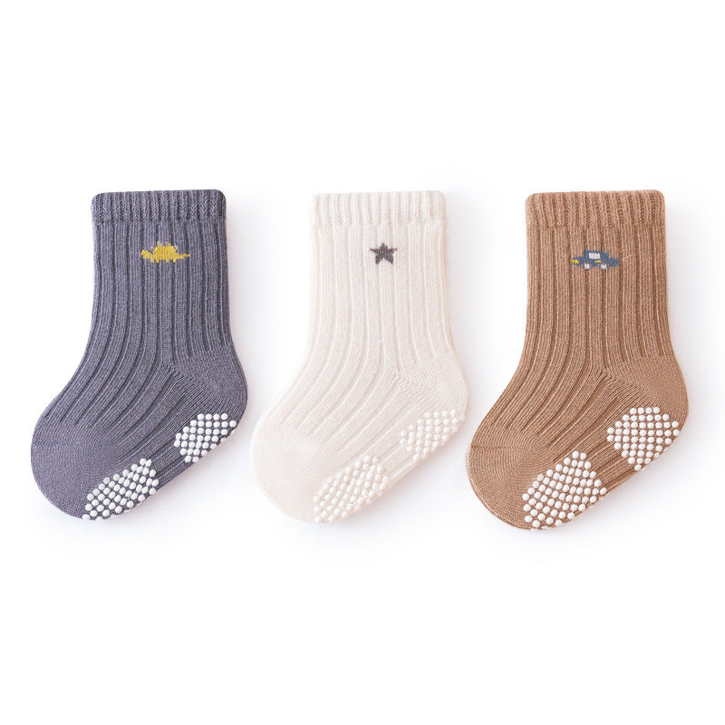 Breathable and Anti-slip Glue Floor baby Socks