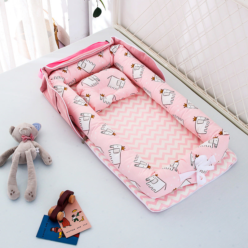 Portable baby nest bed baby cot