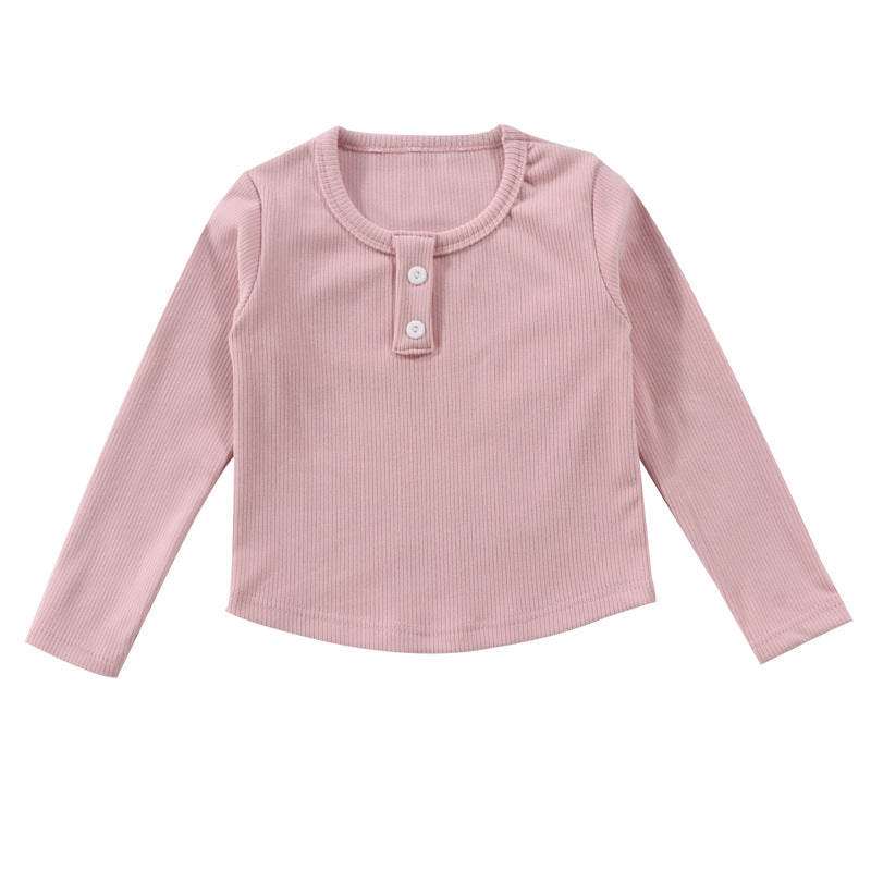 Baby Long Sleeve All-match Top One-piece