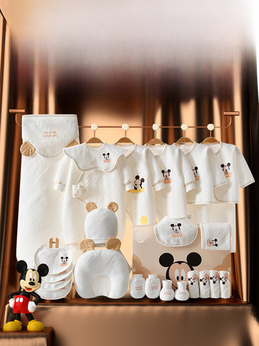 Disney Baby Clothes Gift Box Set Baby Spring And Summer Supplies Newborn Full Moon High-end Meeting Gifts