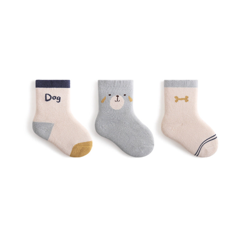 Baby Socks Autumn And Winter Thickened Warm