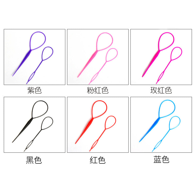 Children's Baby Hair Accessories Hair Braiding Tool Ball Head Hair Pulling Pin Hair Accessories Hair Braiding Device Hair Pin Hair Stick