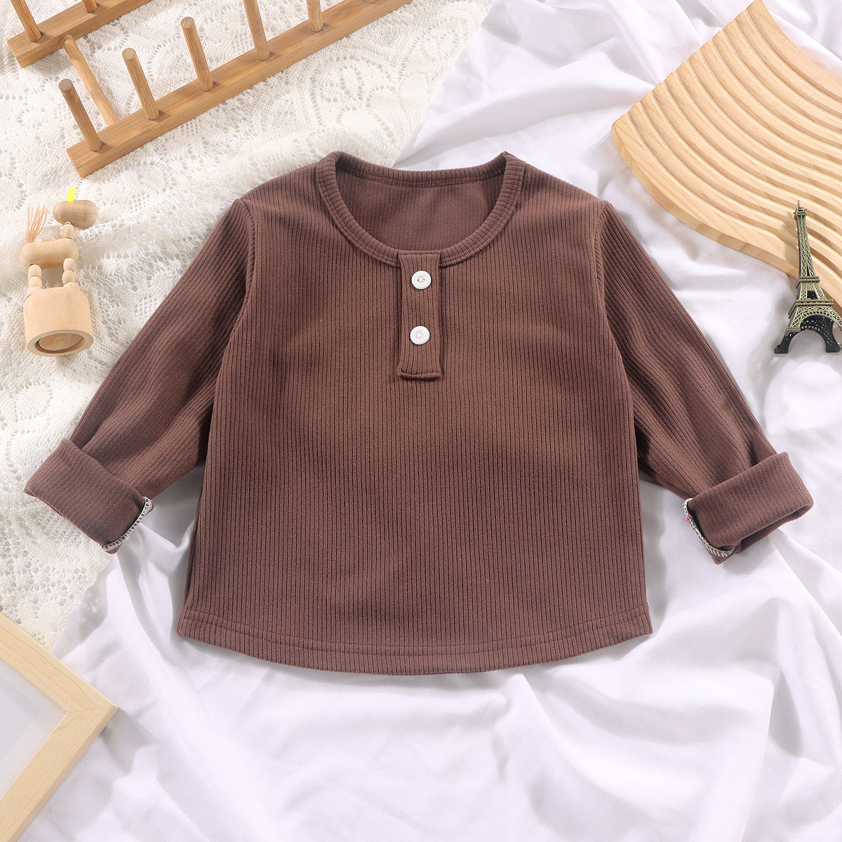 Baby Long Sleeve All-match Top One-piece