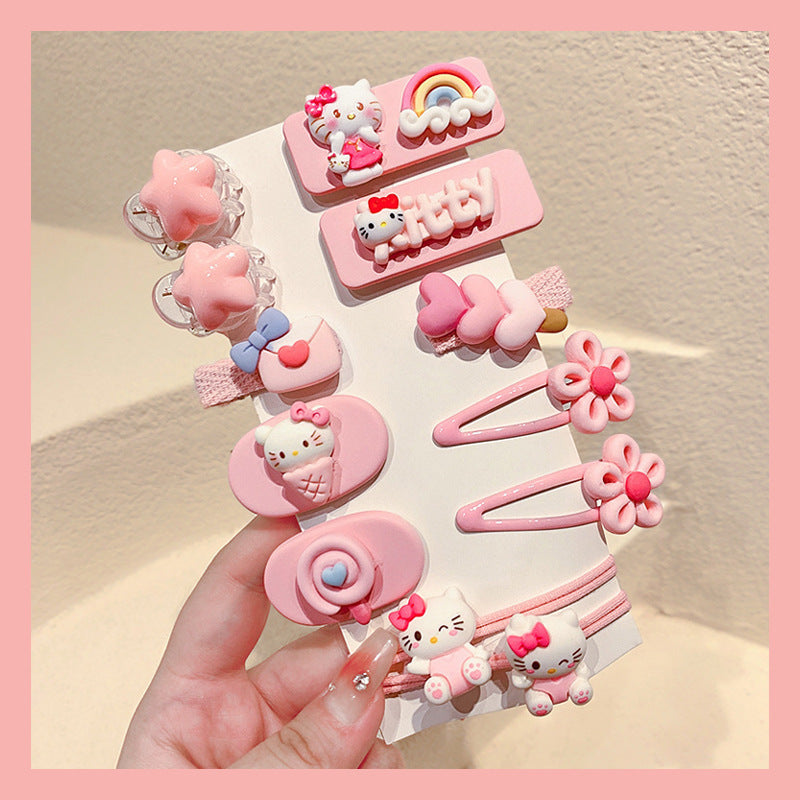 Hairpin Cute Baby Broken Hair BB Clip Strawberry Bear Hairpin Little