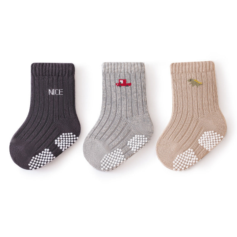 Breathable and Anti-slip Glue Floor baby Socks