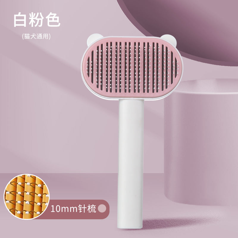 Pet Comb Long Hair Removal Comb Pet Hair Removal Comb Cats And Dog comb Floating Hair Beauty Self-cleaning Needle Comb Cat Supplies