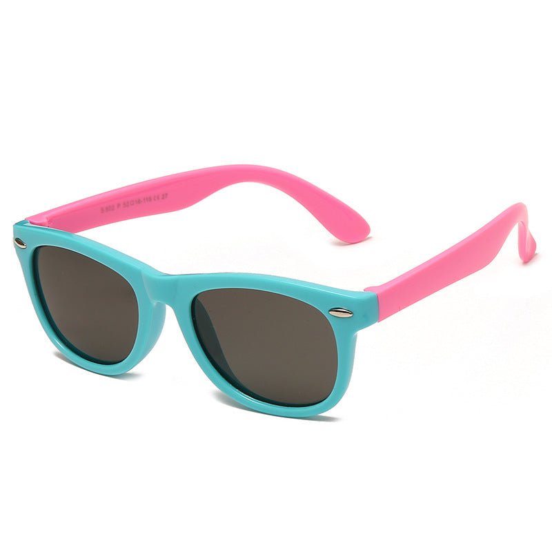 Silicone UV Sunglasses Polarized Children Sunglasses Baby Glasses