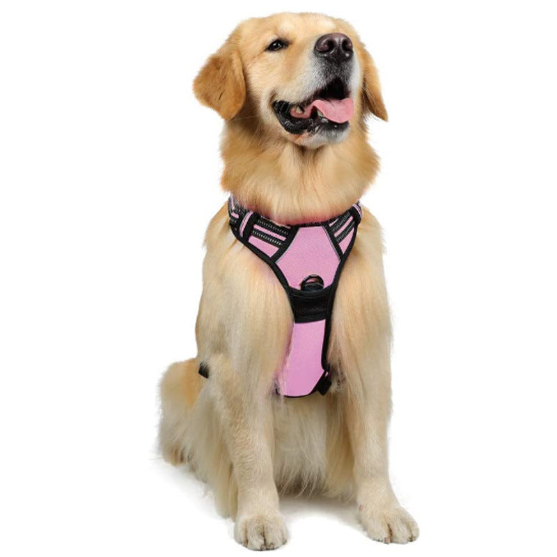 Dog Traction Rope Size Medium-sized Dog Chest Strap Anti-break Burst Dog Rope Reflective Vest Type Manufacturer Pet Rope