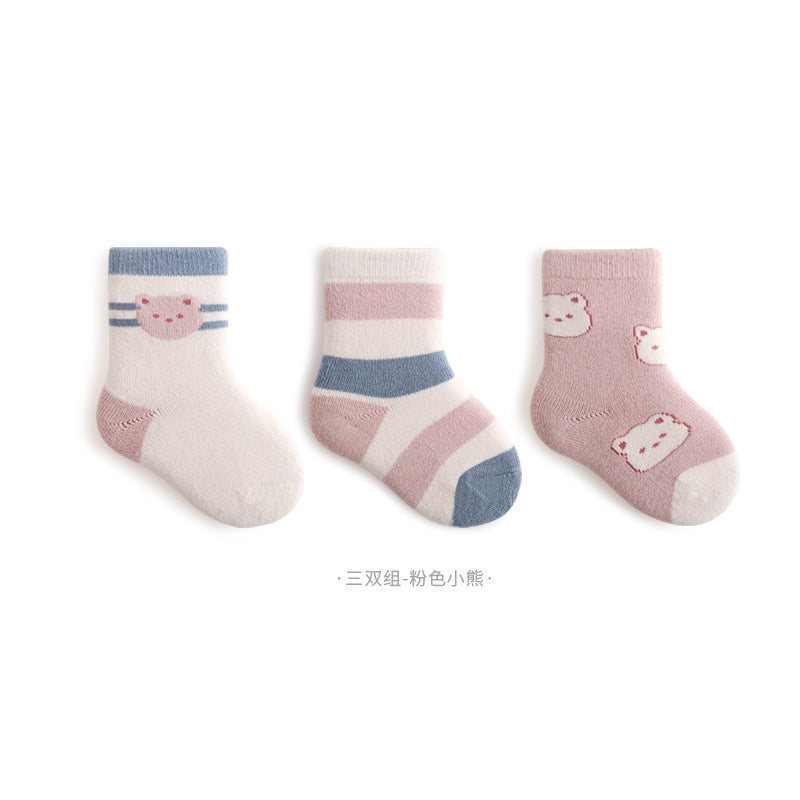 Baby Socks Autumn And Winter Thickened Warm