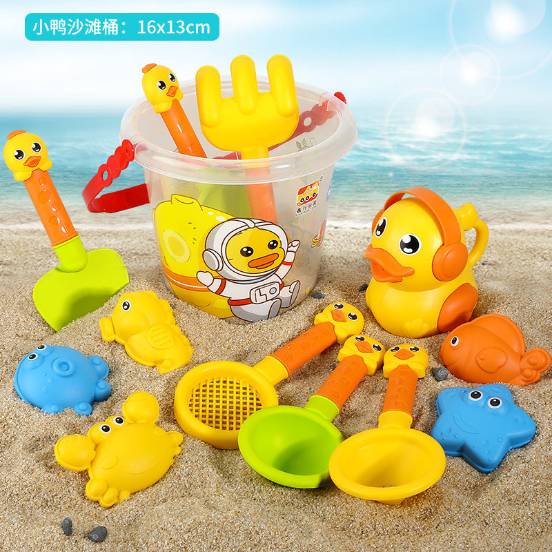 Beach Toy Set Children's Beach Sand Playing Beach Bucket Sand Digging Shovel Beach Tools