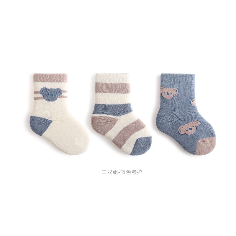 Baby Socks Autumn And Winter Thickened Warm