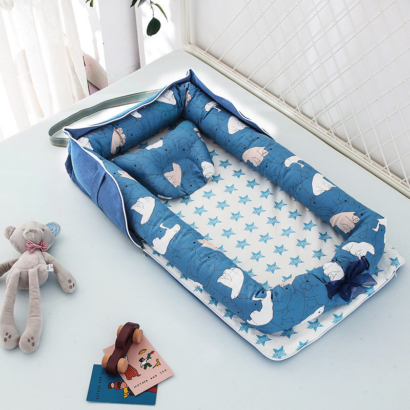 Portable baby nest bed baby cot