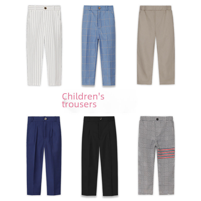 Boys' Trousers Pants Piano Dress Suit Pants One-piece