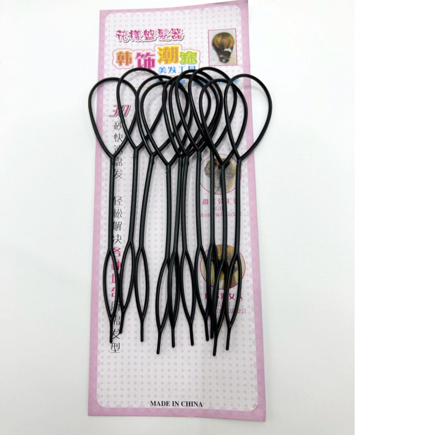 Children's Baby Hair Accessories Hair Braiding Tool Ball Head Hair Pulling Pin Hair Accessories Hair Braiding Device Hair Pin Hair Stick