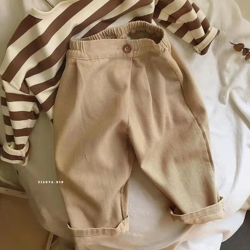 boys Casual Pants Baby Loose Harem Pants Trendy Long Pants