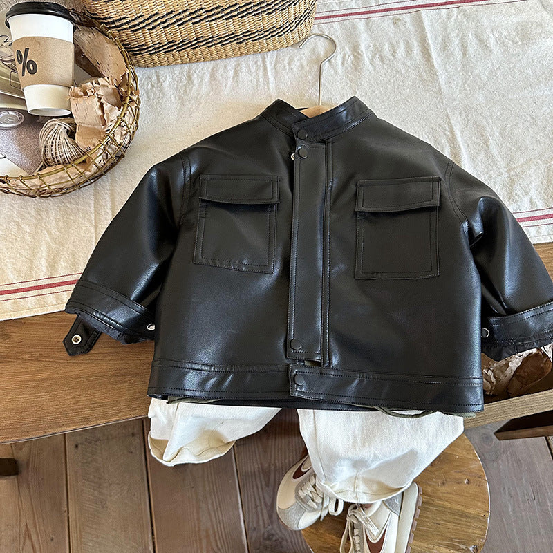 Boys' Leather Jacket