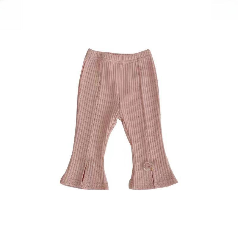 Girls' Pants Baby Flared Pants Leggings Soft And Breathable