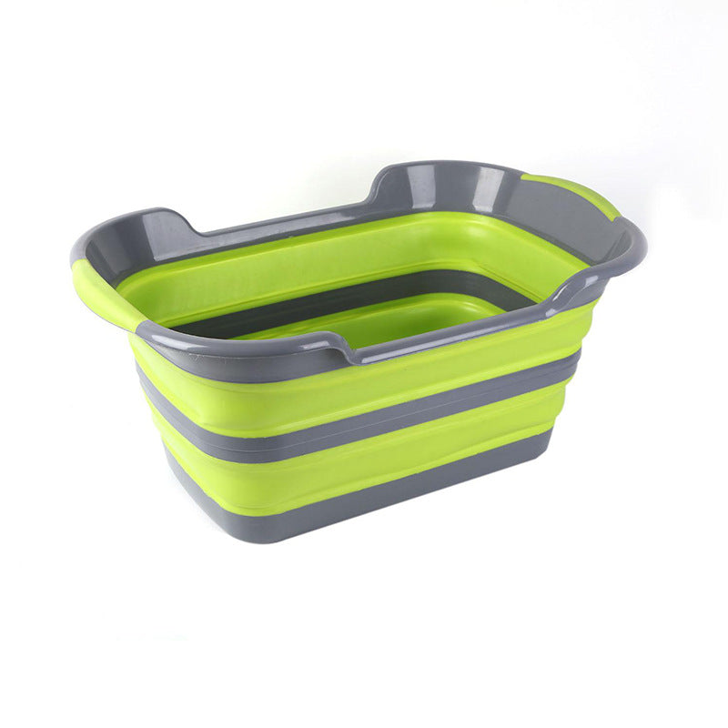 BABY BATH TUB Multipurpose Silicone Foldable Baby Pet Bath Tub Bucket Non-Slip