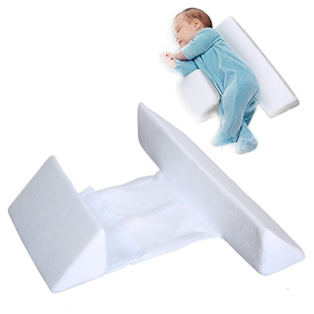 Baby Side Sleeping Shaped Pillow/Anti-Slant Head/Waist Support &amp;amp; Removable Washable Cover