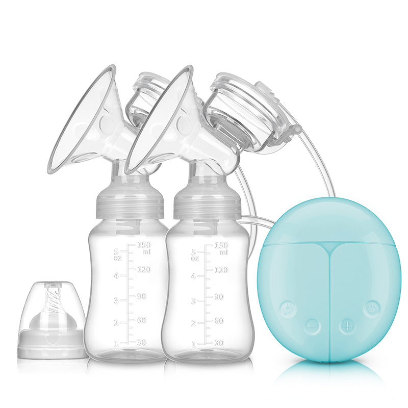 Electric Bilateral Breast Pump Portable Breast Pump Genuine Painless Mother And Baby Supplies Automatic Milking Milk Collector