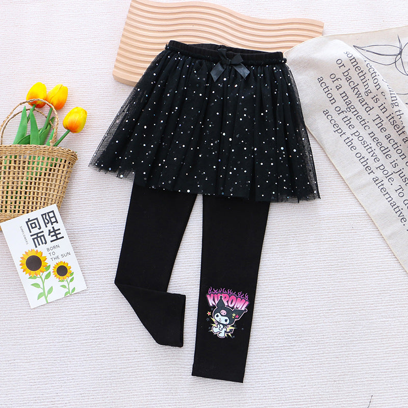 Skirt Pants Leggings Princess Cotton