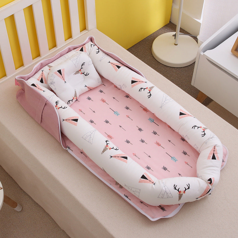 Portable baby nest bed baby cot