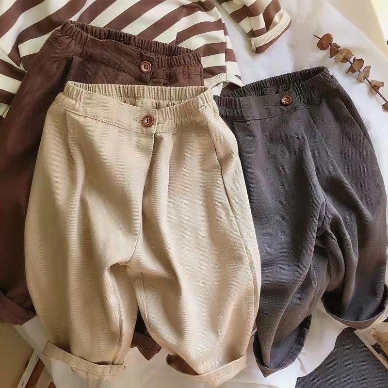 boys Casual Pants Baby Loose Harem Pants Trendy Long Pants