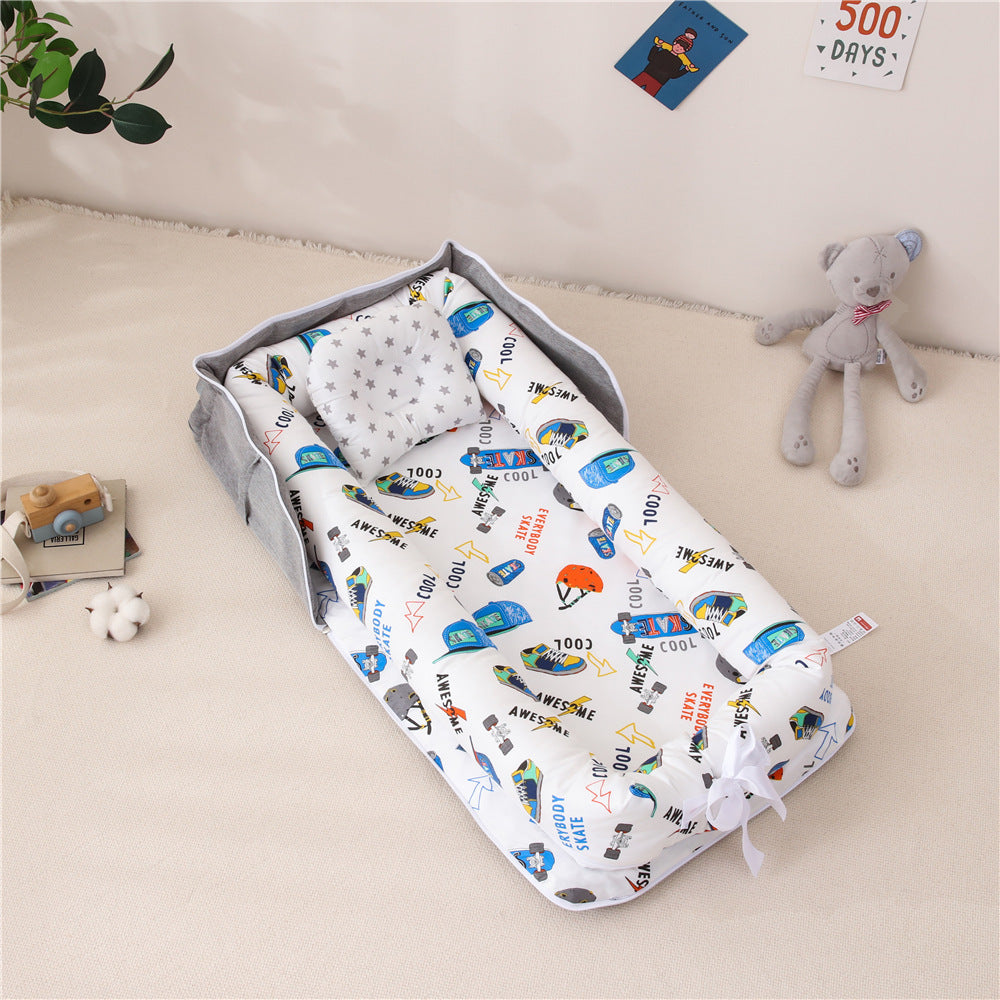 Portable baby nest bed baby cot