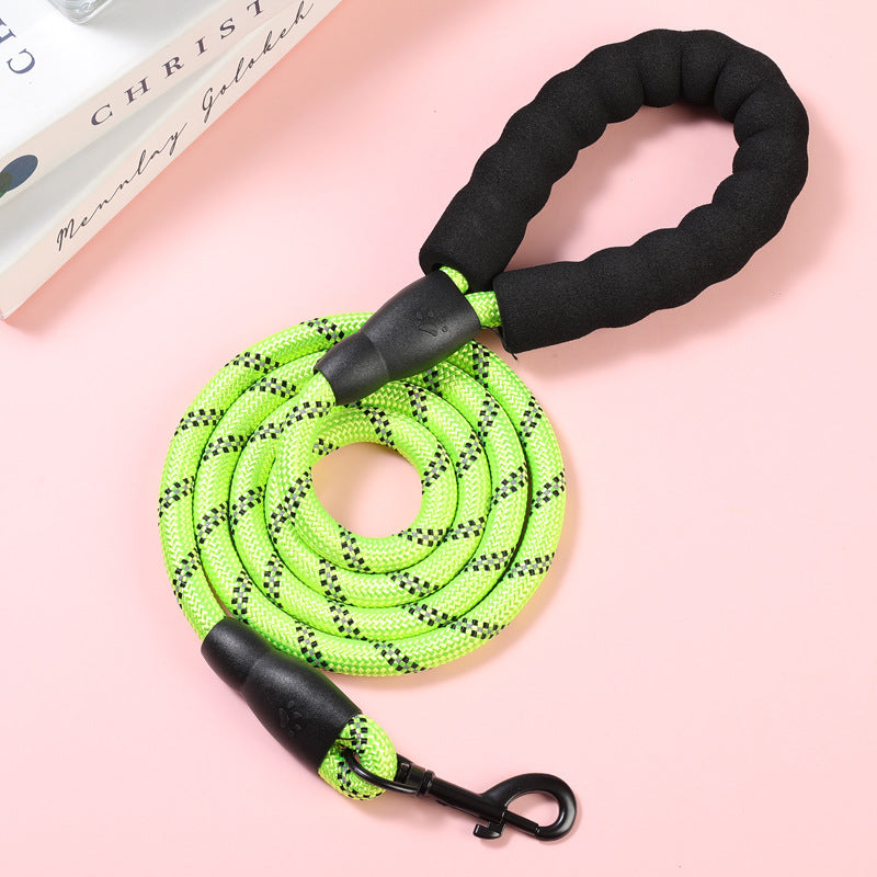 Pet Leash Explosion-proof Dog Leash Reflective Round Rope Dog Leash Leash Handless Leash Leash Cross-border Exclusive dog belt