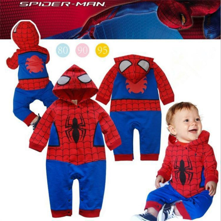 A Generation Of Superman Jumpsuit Batman New Children's Clothes Infant Jumpsuit Hip Clothes Children's Climbing Clothes