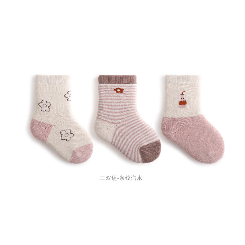 Baby Socks Autumn And Winter Thickened Warm