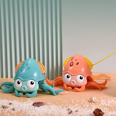 Octopus Toy Wind-up Clockwork Playing Octopus Baby Bathroom Bath Toy