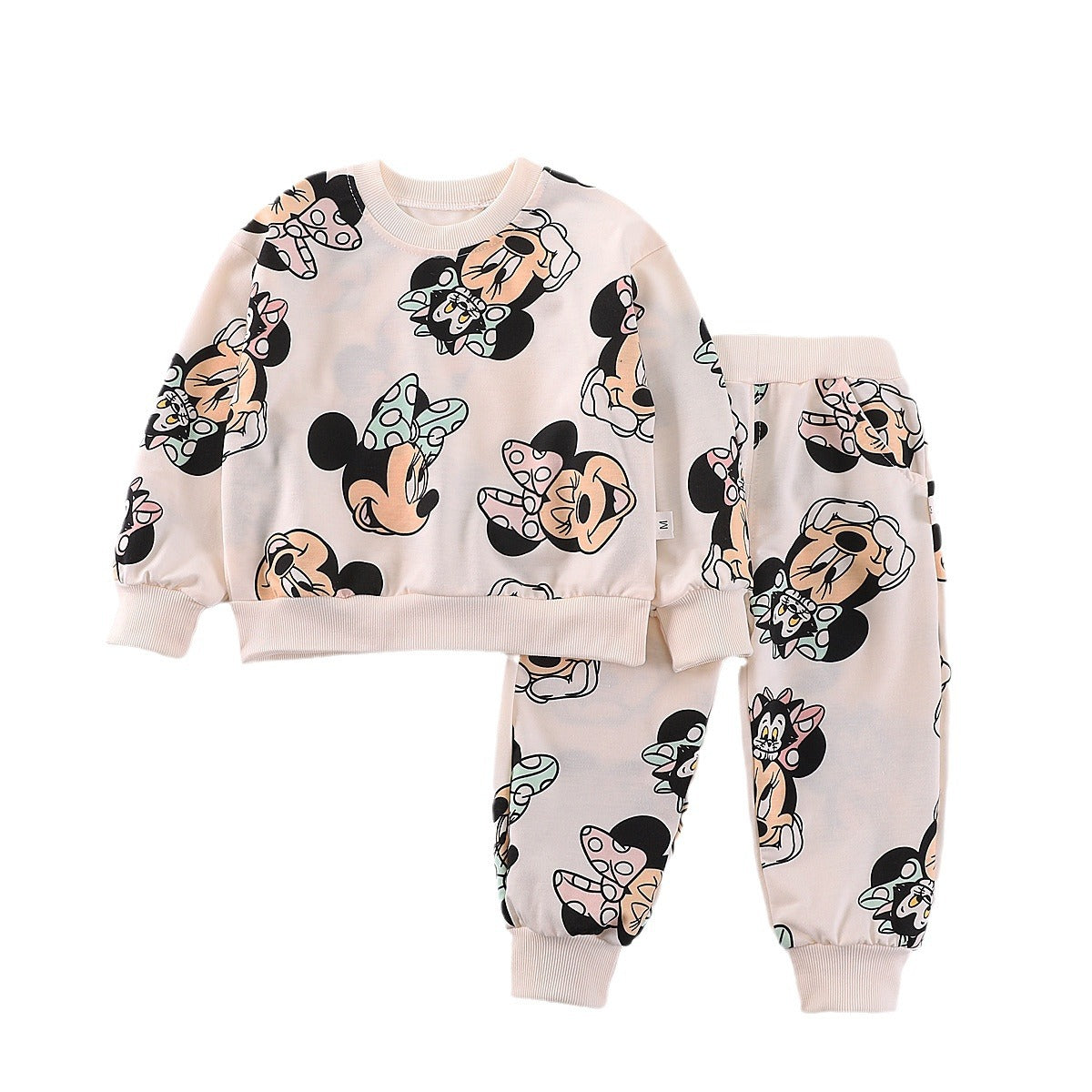 Full Printed Children's Baby Disney Two-piece Set