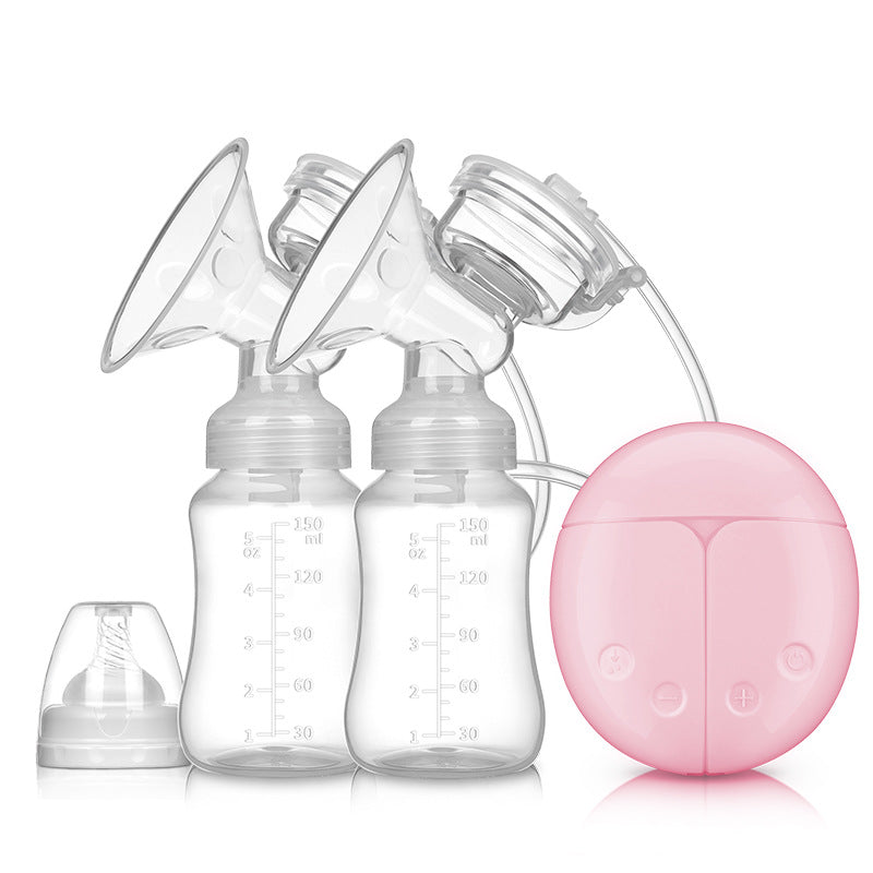 Electric Bilateral Breast Pump Portable Breast Pump Genuine Painless Mother And Baby Supplies Automatic Milking Milk Collector