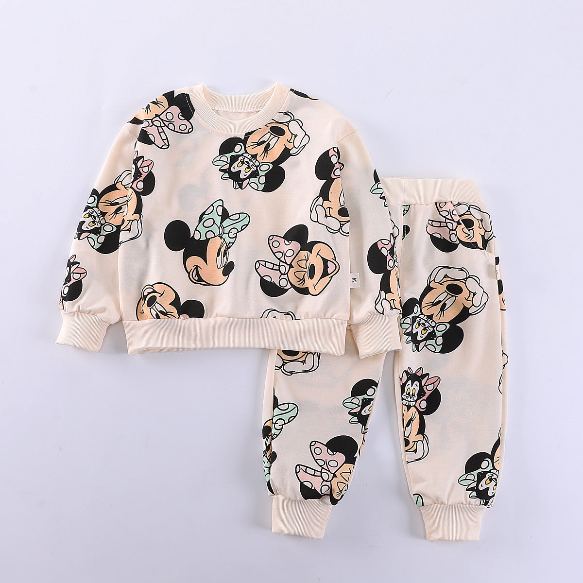 Full Printed Children's Baby Disney Two-piece Set