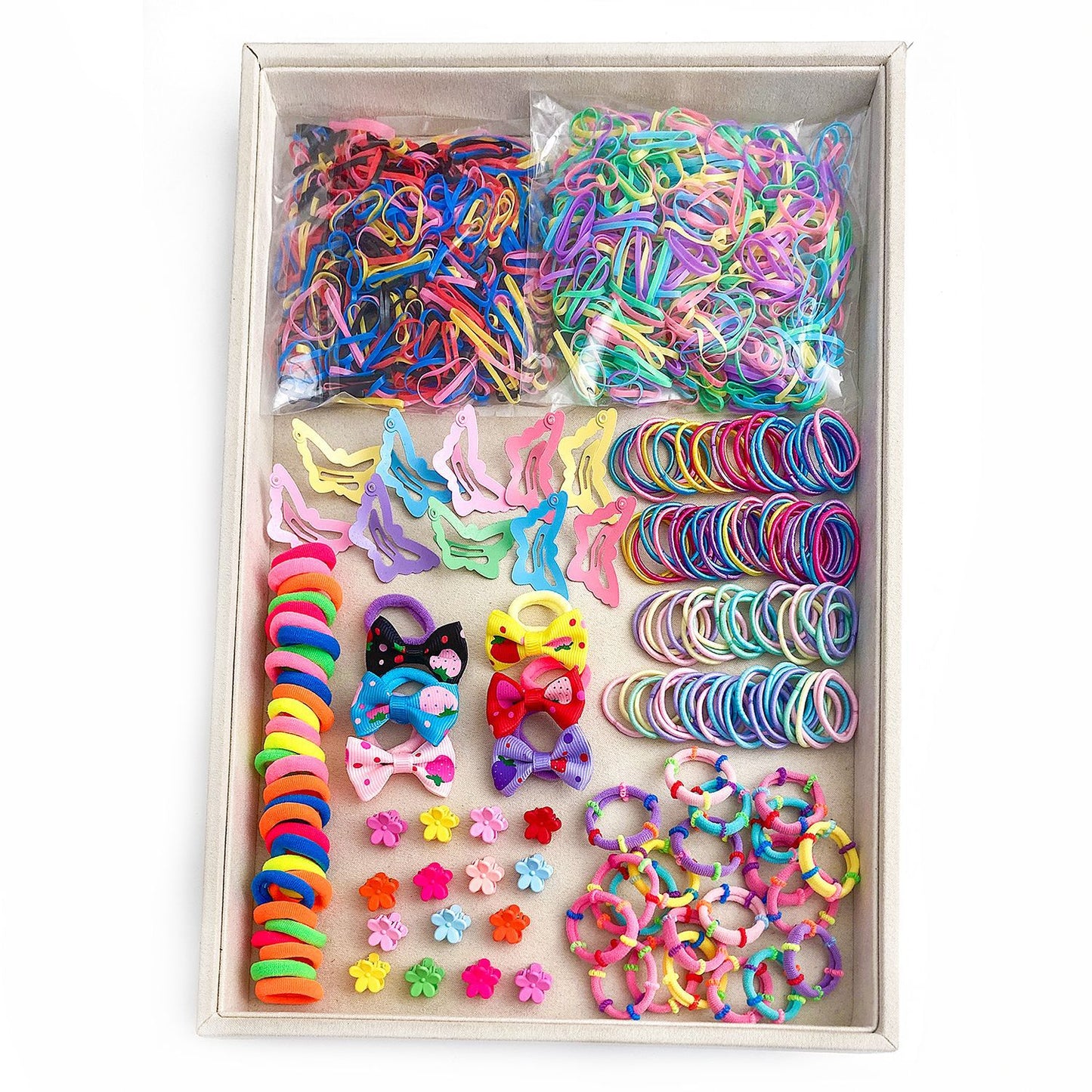 Children's Headwear Hairpin Hairpin Combination Set Gift Box Baby's Hairband Girls' Side Clip Hair Accessories Girls' Princess Hair Rope