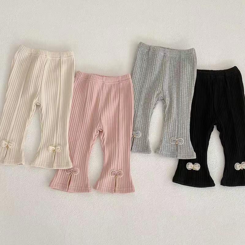 Girls' Pants Baby Flared Pants Leggings Soft And Breathable