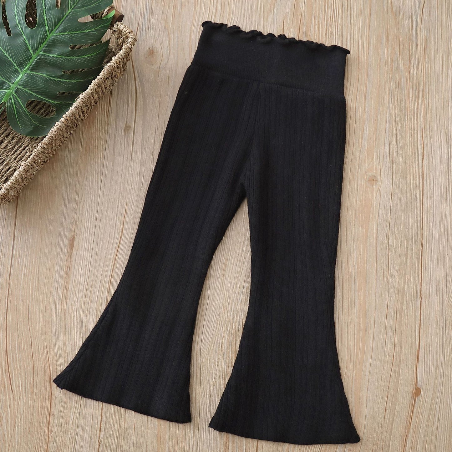 Knitted Wide Leg Pants Wool Pants Casual Trousers