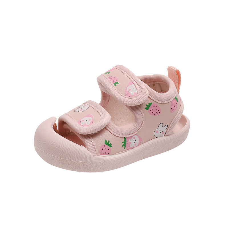 Baby Girl Sandals Princess Shoes Cartoon Toe Baby Shoes Soft Sole Toddler Shoes