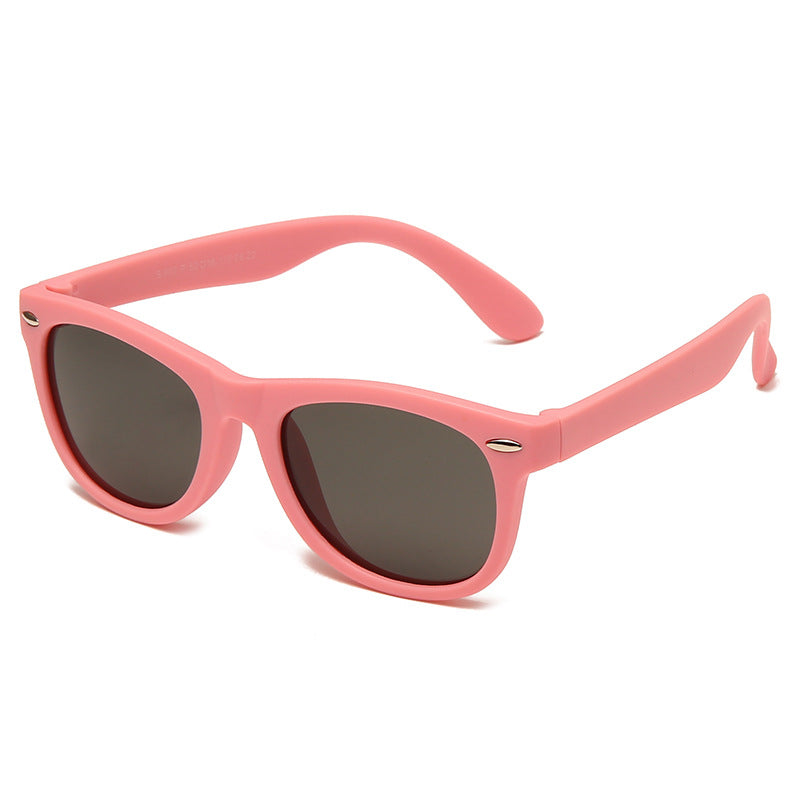 Silicone UV Sunglasses Polarized Children Sunglasses Baby Glasses